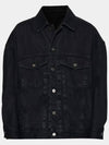 Men s Wire Denim Jacket Black W241JP23980B - WOOYOUNGMI - BALAAN 1