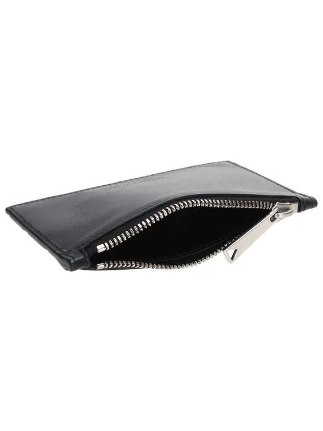 Intrecciato Zipped Card Case Black - BOTTEGA VENETA - BALAAN 5