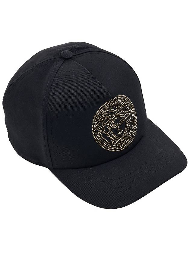 Stud Medusa Baseball Ball Cap Black - VERSACE - BALAAN 5