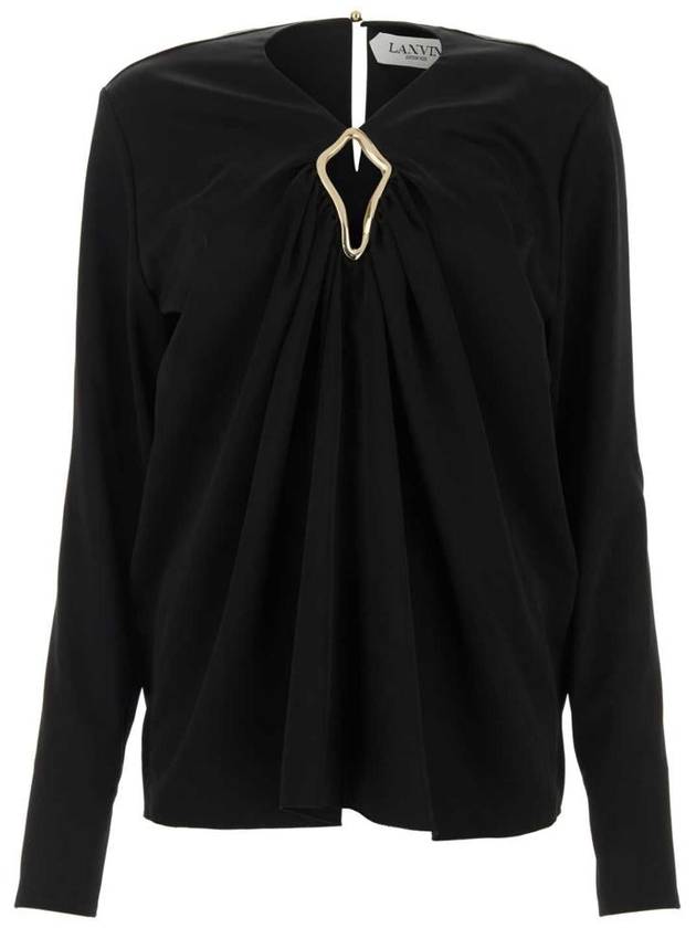 Shirt RWTO00045822H2310 Black - LANVIN - BALAAN 2