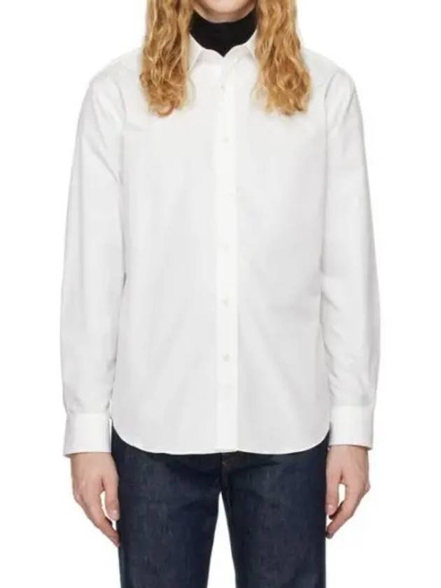 HIGH COUNT FINX OX SHIRT white A24AS01HO fins - AURALEE - BALAAN 1