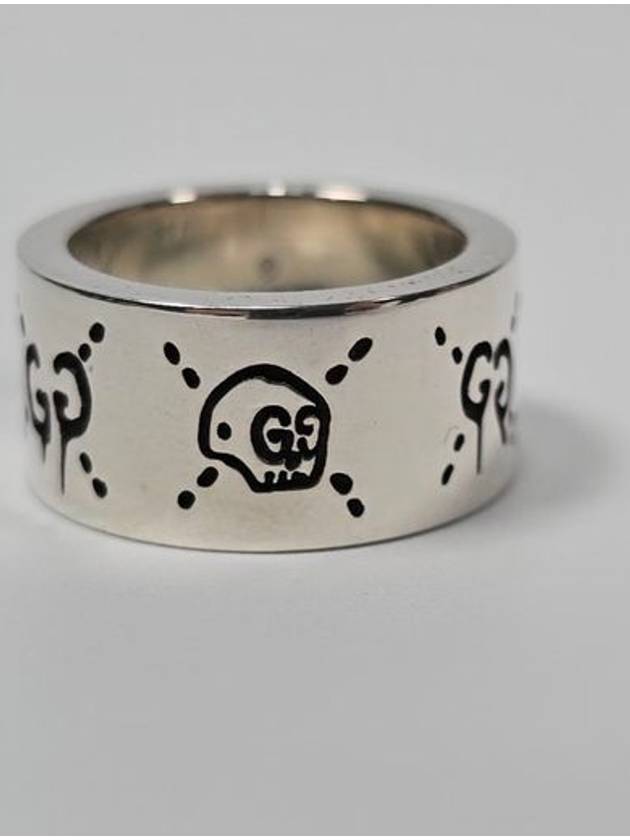 Ghost Skull Silver Ring No 7 - GUCCI - BALAAN 1