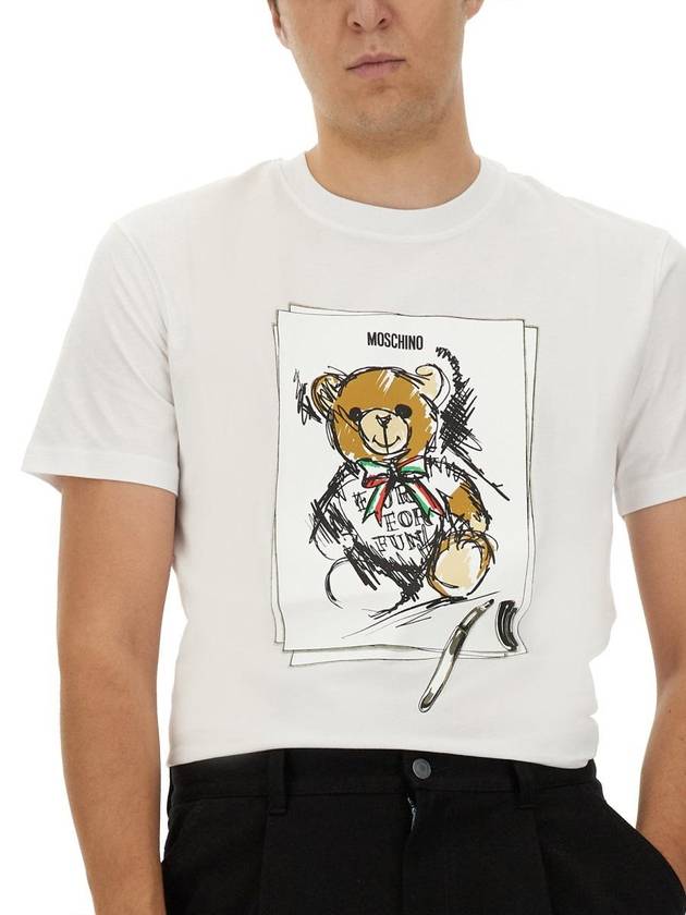 Moschino Teddy Bear T-Shirt - MOSCHINO - BALAAN 4