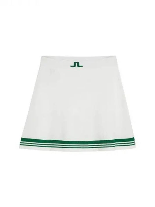 Golf Women s Frida Striped Spring Autumn Knee Skirt White Domestic Product - J.LINDEBERG - BALAAN 1