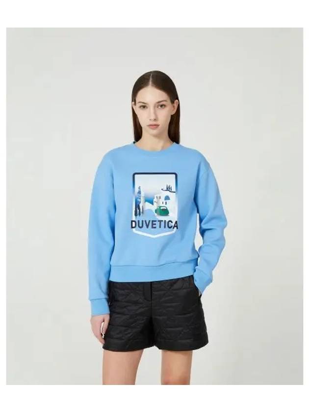 Myrtos Sweatshirt Sky Blue - DUVETICA - BALAAN 2