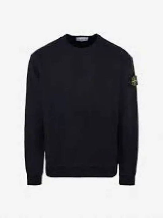 Heavy Cotton Jersey Crewneck Sweatshirt Black - STONE ISLAND - BALAAN 2