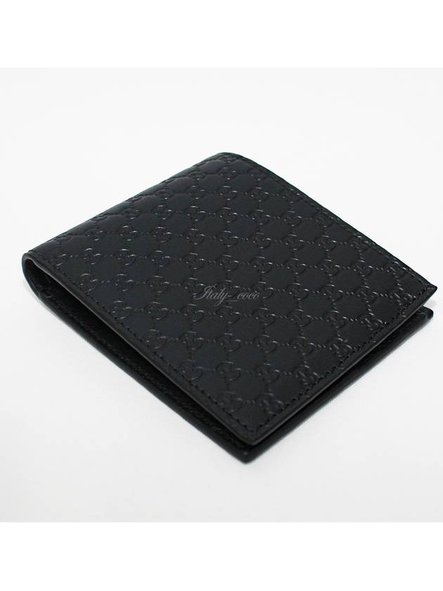 Micro GG Ssima Bifold Wallet Black - GUCCI - BALAAN 6