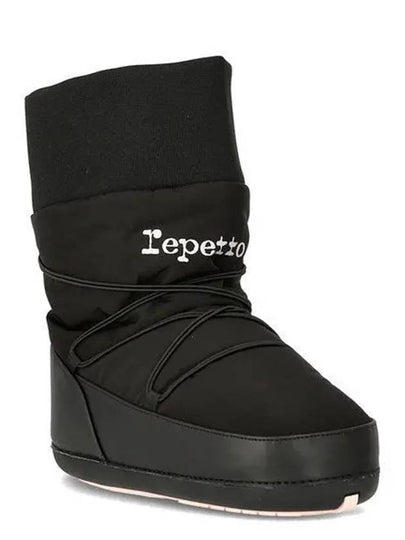 Gentiane Logo Winter Boots Black - REPETTO - BALAAN 2