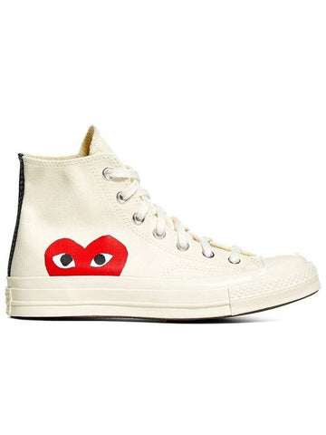 Comme Des Garçons Play Chuck 70 High-Top Sneakers - COMME DES GARCONS PLAY - BALAAN 1