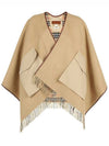 Vintage Check Pocket Jacquard Cape Archive Beige - BURBERRY - BALAAN 1