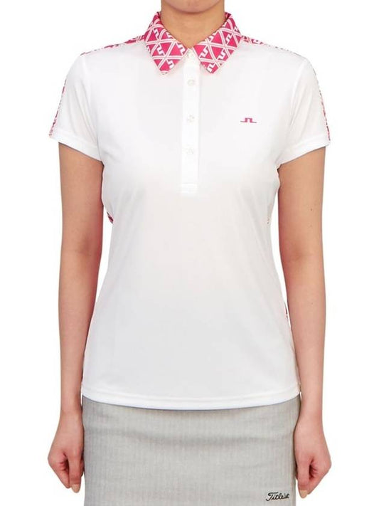 Golf wear women s collar short sleeve t shirt GWJT09012 0000 - J.LINDEBERG - BALAAN 1