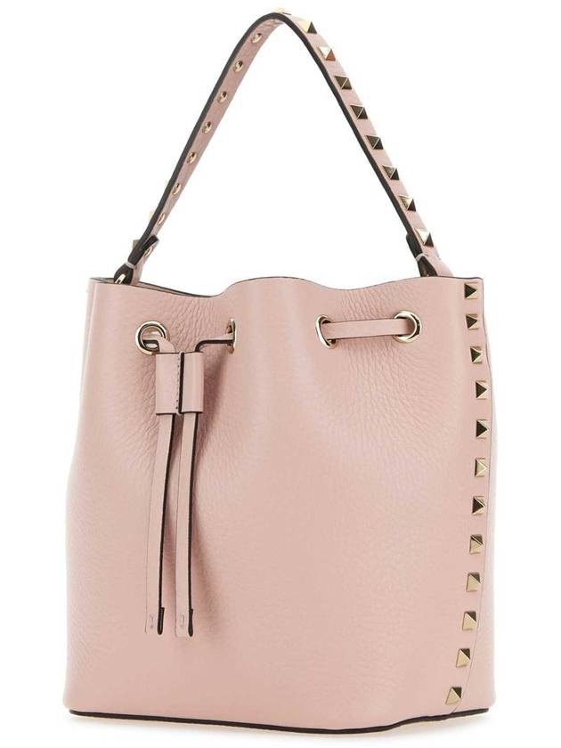 Women's Rockstud Bucket Bag Pink - VALENTINO - BALAAN 3