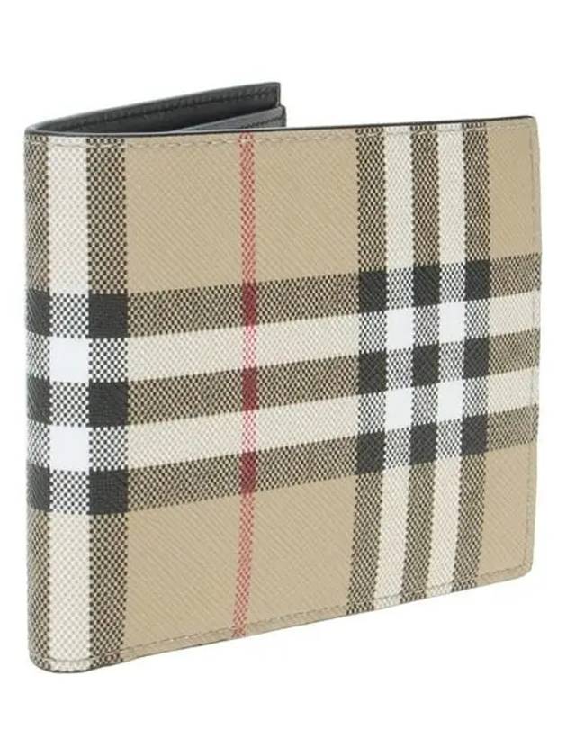 Vintage Check Logo Bifold Wallet Archive Beige - BURBERRY - BALAAN 3