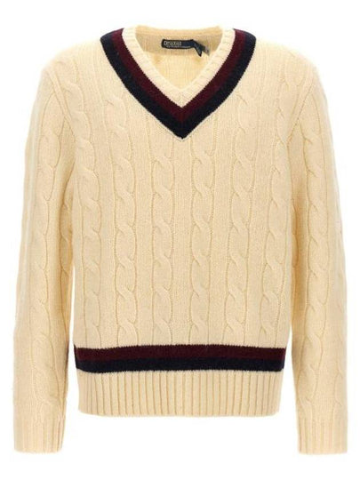 JF White Aaran cable sweater 710941116001 - POLO RALPH LAUREN - BALAAN 2