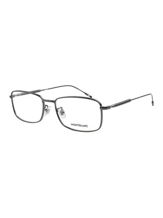 Square Metal Eyeglasses Black - MONTBLANC - BALAAN 2