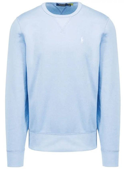 Embroidered Logo Pony Crew Neck Sweatshirt Elite Blue - POLO RALPH LAUREN - BALAAN 2