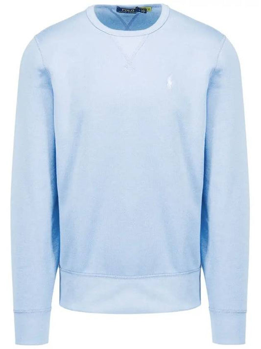Men's Logo Fleece Sweatshirt Elite Blue - POLO RALPH LAUREN - BALAAN.