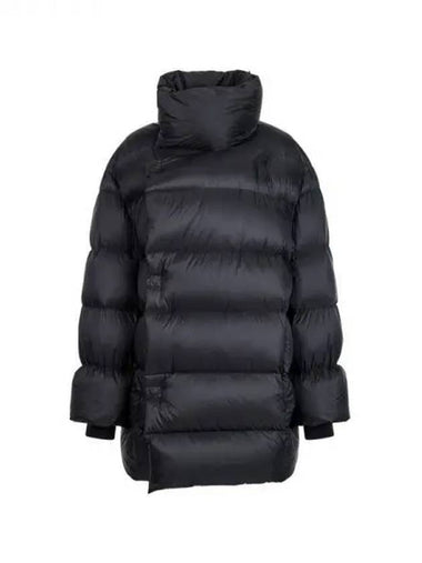 MEN funnel neck goose down padded coat black 271584 - RICK OWENS - BALAAN 1