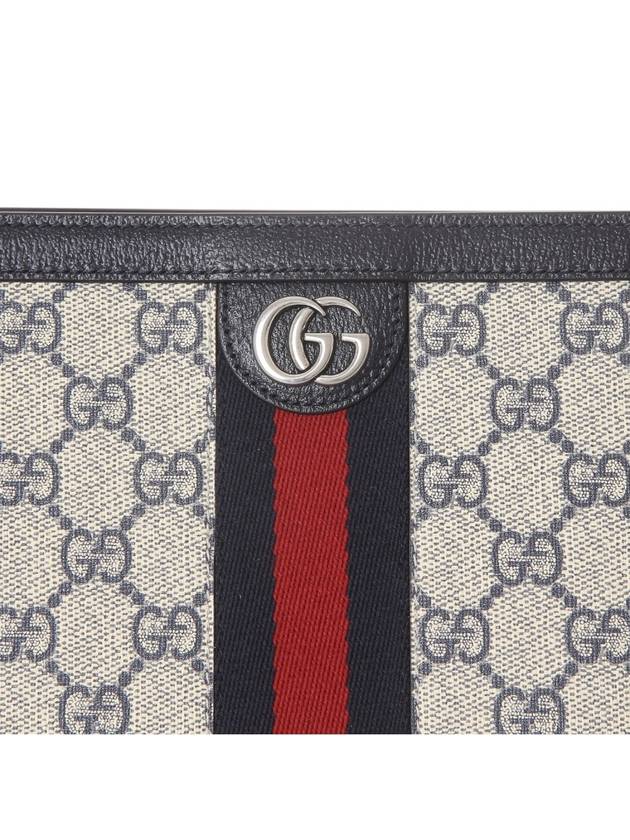 GG Ophidia Clutch Bag Beige Blue - GUCCI - BALAAN 6