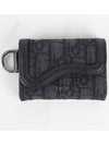 Shoulder strap card wallet black - DIOR - BALAAN 3