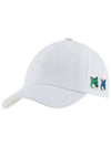 Double Fox Head Patch Ball Cap White - MAISON KITSUNE - BALAAN 5