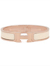 Clic H Bracelet Gold Creme - HERMES - BALAAN 2