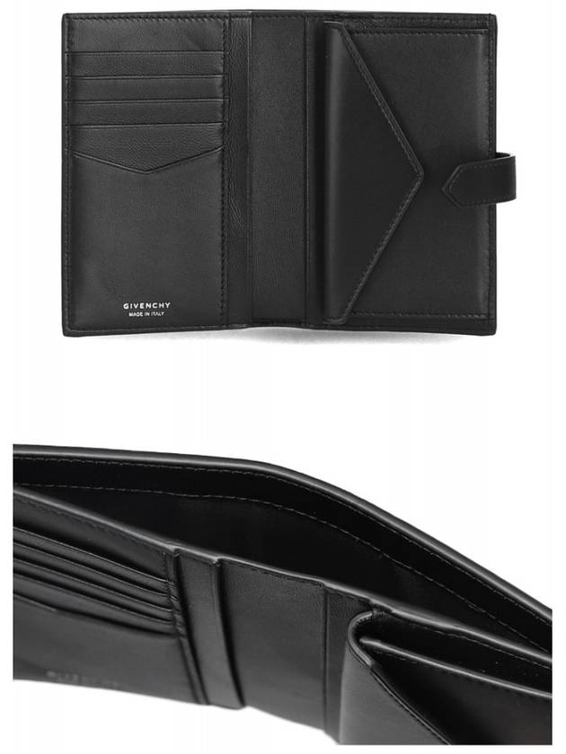 G Cut 4G Leather Card Wallet Black - GIVENCHY - BALAAN.