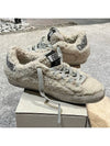 Superstar Glitter Shearling Low Top Sneakers Beige - GOLDEN GOOSE - BALAAN 5