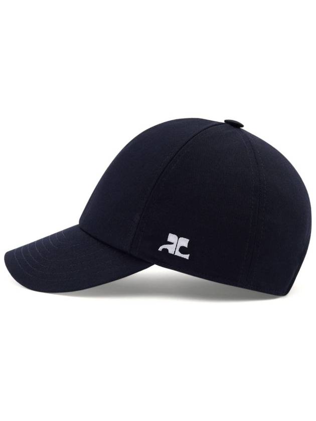 Embroidered Logo Ball Cap Black - COURREGES - BALAAN 6