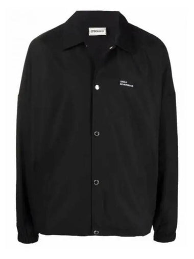 Drol de Monsieur slogan print jacket black PERMJT008 - DROLE DE MONSIEUR - BALAAN 1