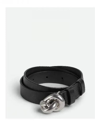 Knot buckle calfskin belt 270307 - BOTTEGA VENETA - BALAAN 1