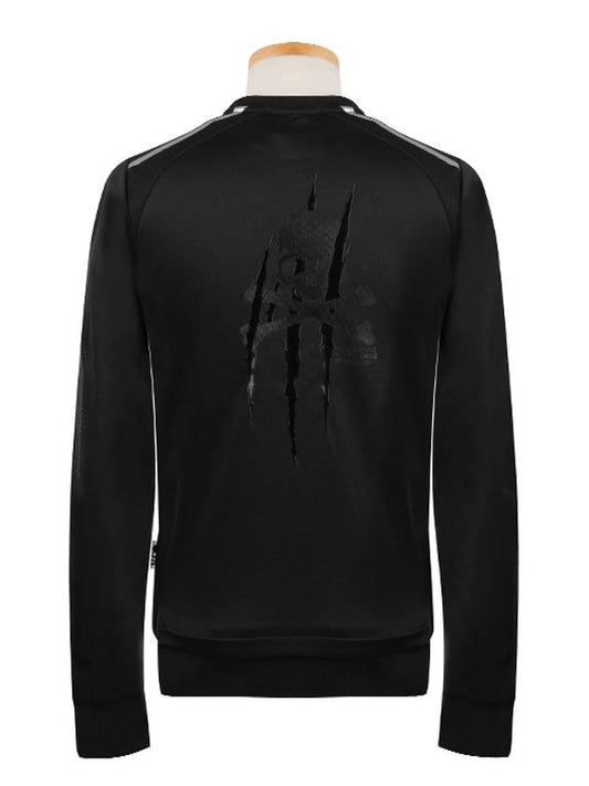 Logo Patch Crew Neck Sweatshirt Black - PHILIPP PLEIN - BALAAN 2