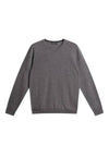 Lyle Merino Crewneck Wool Sweater Grey Melange - J.LINDEBERG - BALAAN 2