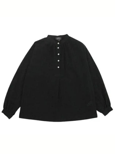 Flora Orphanwork Tartan Blouse Black - A.P.C. - BALAAN 2