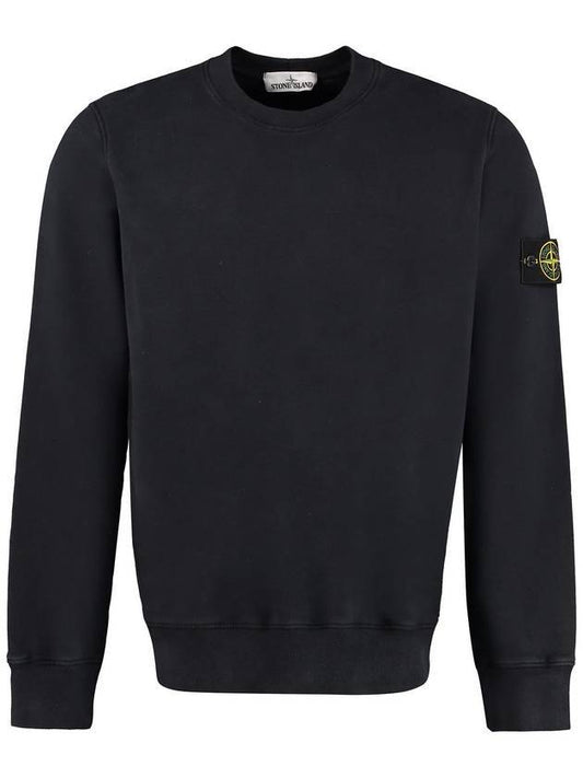 Waffen Patch Sweatshirt Dark Navy - STONE ISLAND - BALAAN.