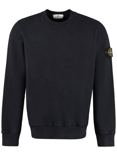 Wappen Patch Crewneck Sweatshirt Navy - STONE ISLAND - BALAAN 1