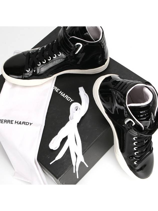 Men's High Top Sneakers 101 PAT BLACK - PIERRE HARDY - BALAAN 9