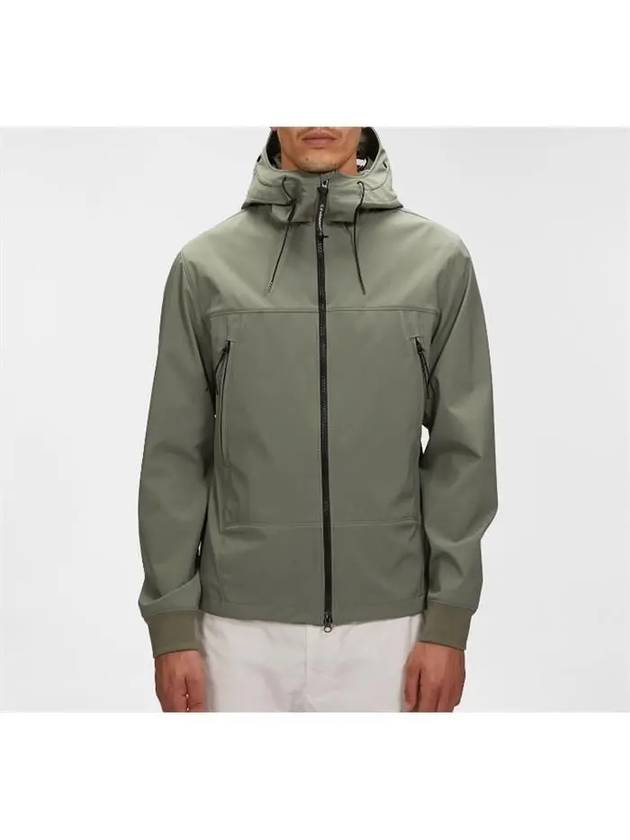 Shell R Goggle Hooded Jacket Green - CP COMPANY - BALAAN 5