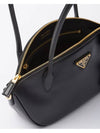 Small Leather Hand Shoulder Bag Black - PRADA - BALAAN 5