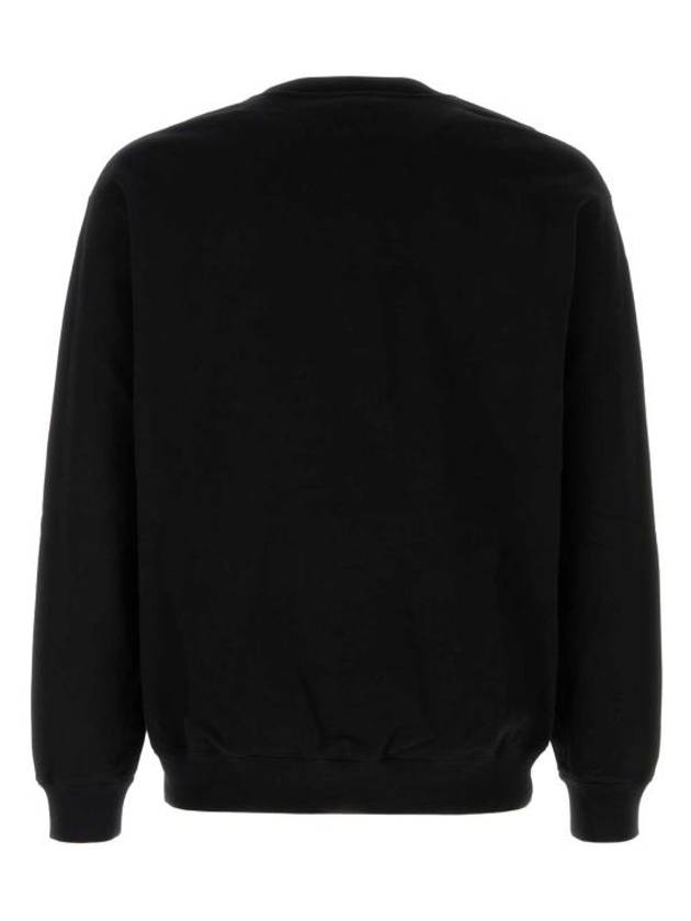 Embellished Logo Crew Neck Sweater Black - GUCCI - BALAAN 3