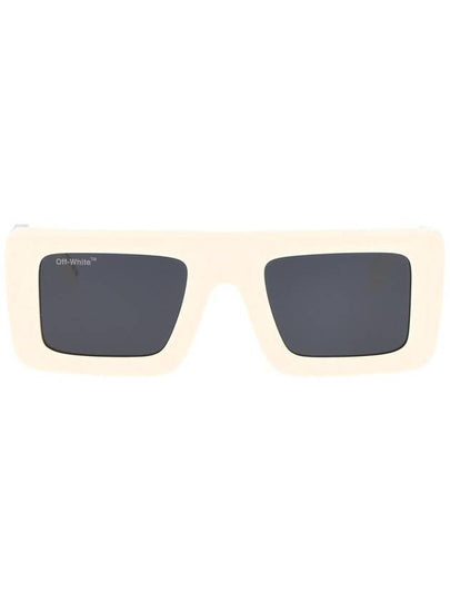 Leonardo rectangular frame sunglasses - OFF WHITE - BALAAN 2