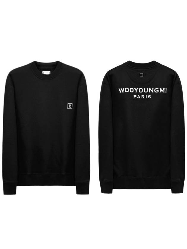 Back Logo Sweatshirt Black - WOOYOUNGMI - BALAAN 2