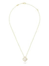 Van Cleef & Arpels Vintage Alhambra Pendant Necklace Yellow Gold Mother Of Pearl - VANCLEEFARPELS - BALAAN 3
