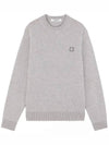 Fox Head Knit Top Light Grey - MAISON KITSUNE - BALAAN 2