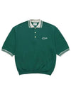 Drold Monsieur Men's Pocket Logo Embroidered Polo T-Shirt Green PL111 CO001 FGN - DROLE DE MONSIEUR - BALAAN 1