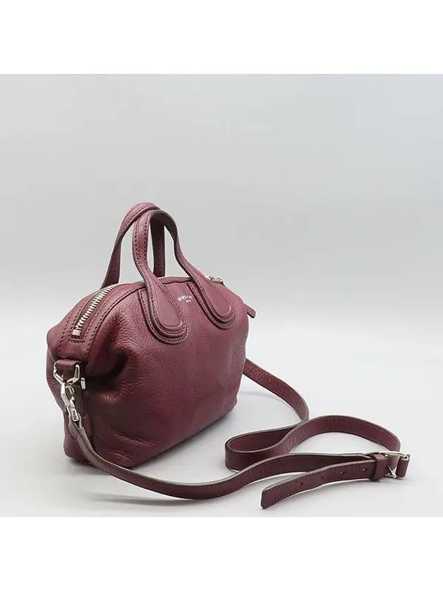 BB05095025 Purple Leather Nightingale MICRO Tote Bag Shoulder Strap 2WAY - GIVENCHY - BALAAN 3