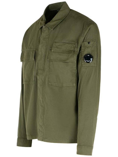 C.P. Company Green Cotton Shirt - CP COMPANY - BALAAN 2