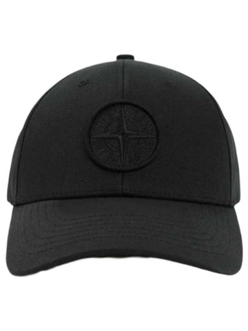 Cotton Reps Ball Cap Black - STONE ISLAND - BALAAN 1