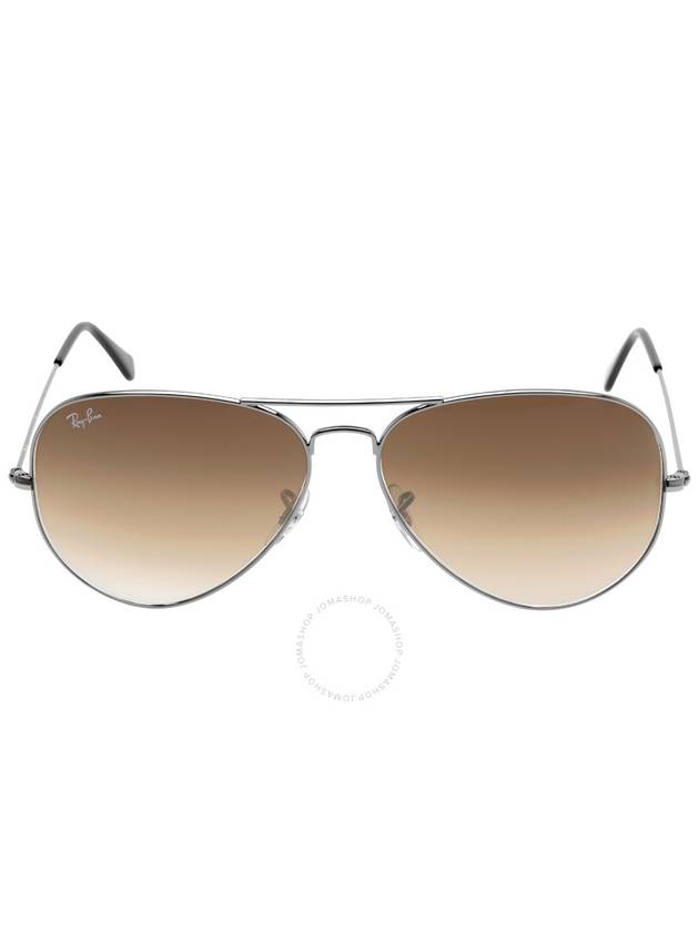 Ray Ban Aviator Gradient Light Brown Unisex Sunglasses RB3025 004/51 62 - RAY-BAN - BALAAN 1