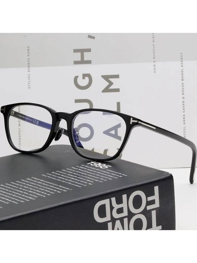 Eyewear Square Acetate Eyeglasses Black - TOM FORD - BALAAN 3